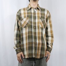 画像2: 80's〜 BIG MAC チェック柄 ヘビーネルシャツ (2)