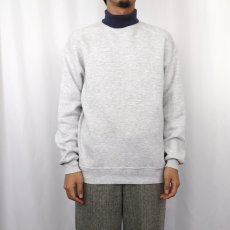 画像2: 90's JERZEES USA製 レイヤードデザイン タートルネックスウェット L (2)