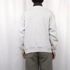 画像3: 90's JERZEES USA製 レイヤードデザイン タートルネックスウェット L (3)