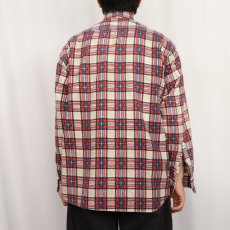 画像3: 80's〜 チェック柄 プリントネルシャツ (3)