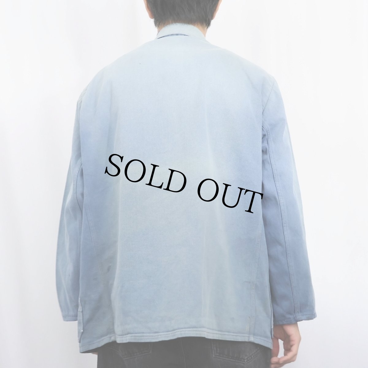 画像3: 70's〜 EURO コットン ツイル ワークカバーオール SIZE56 (3)