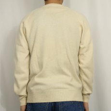 画像3: 80's DF Vネック カシミアニットセーター SIZE40 (3)