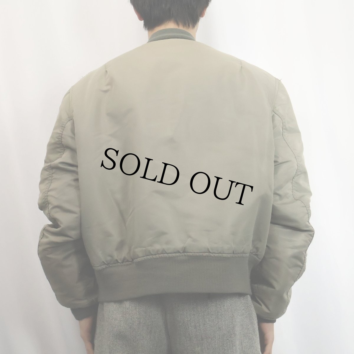 画像3: 80's〜 CORNITH "Sunfaded" MA-1 TYPE フライトジャケット L (3)