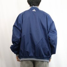 画像3: 90's adidas "NEW YORK YANKEES" ワッペン付き ナイロンスタジャン NAVY L (3)