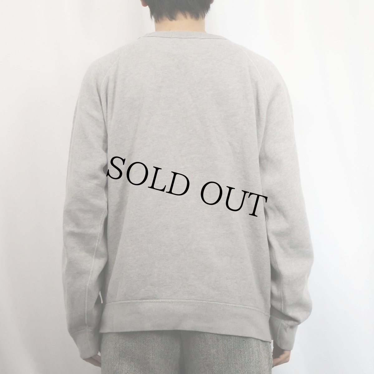 画像3: 90's POLO SPORT Ralph Lauren "POLO 67 UNIVERSITY" プリントラグランスウェット L (3)