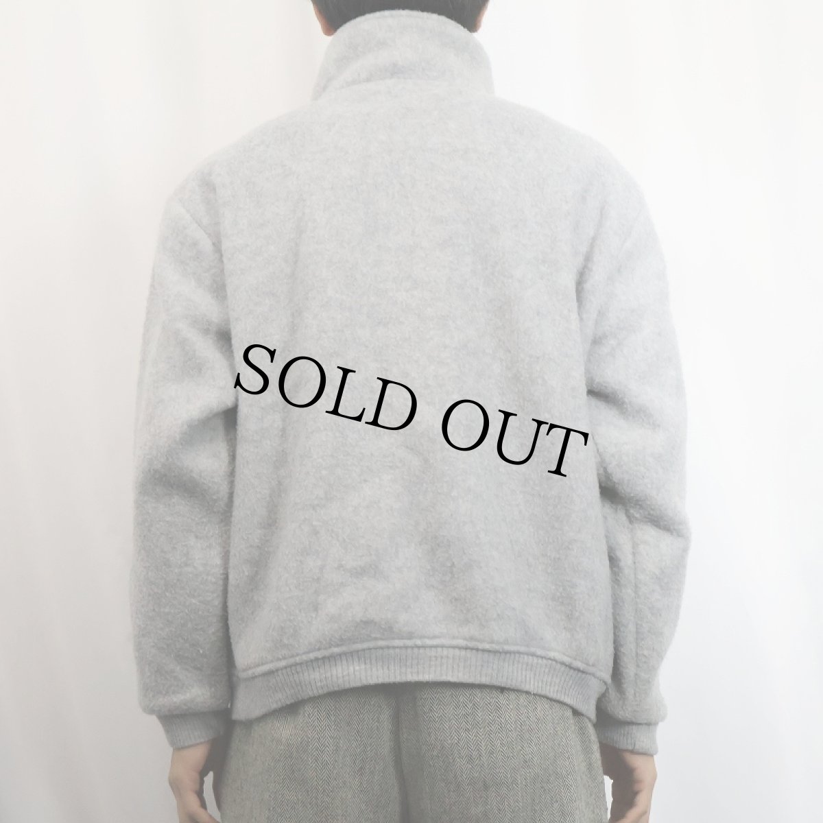 画像3: 80's〜 Malden USA製 "polarfleece" ハイネック ハーフジップフリースジャケット M (3)