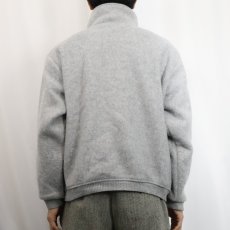 画像3: 80's〜 Malden USA製 "polarfleece" ハイネック ハーフジップフリースジャケット M (3)