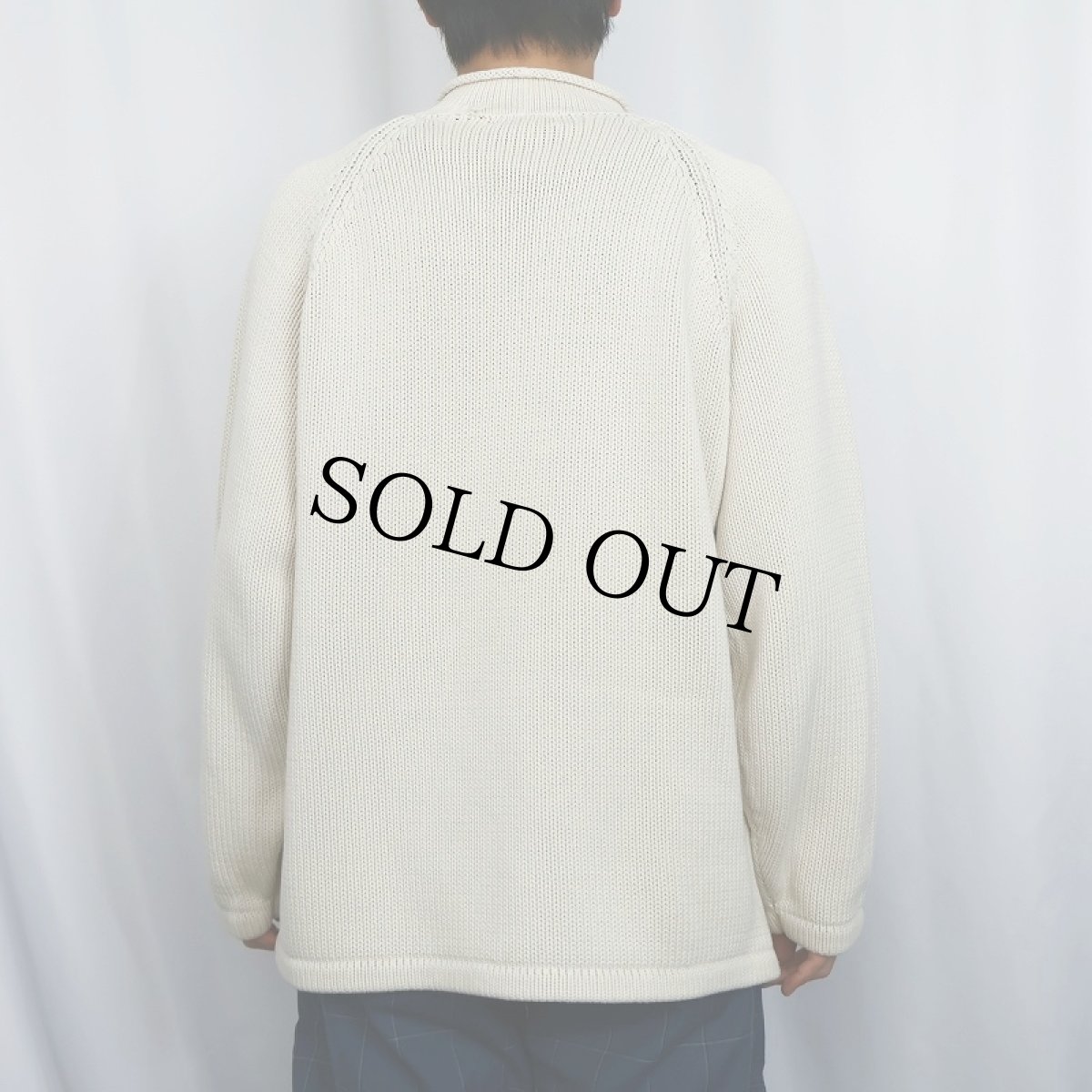 画像3: J.CREW ロールネック コットンニットセーター L (3)