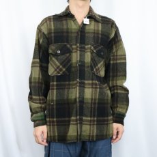 画像2: 50's FIVE BROTHER チェック柄 CPOシャツジャケット (2)