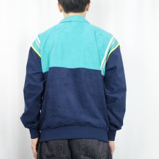 画像3: 70〜80's 切り替えデザイン ベロアトラックジャケット SIZE3 (3)