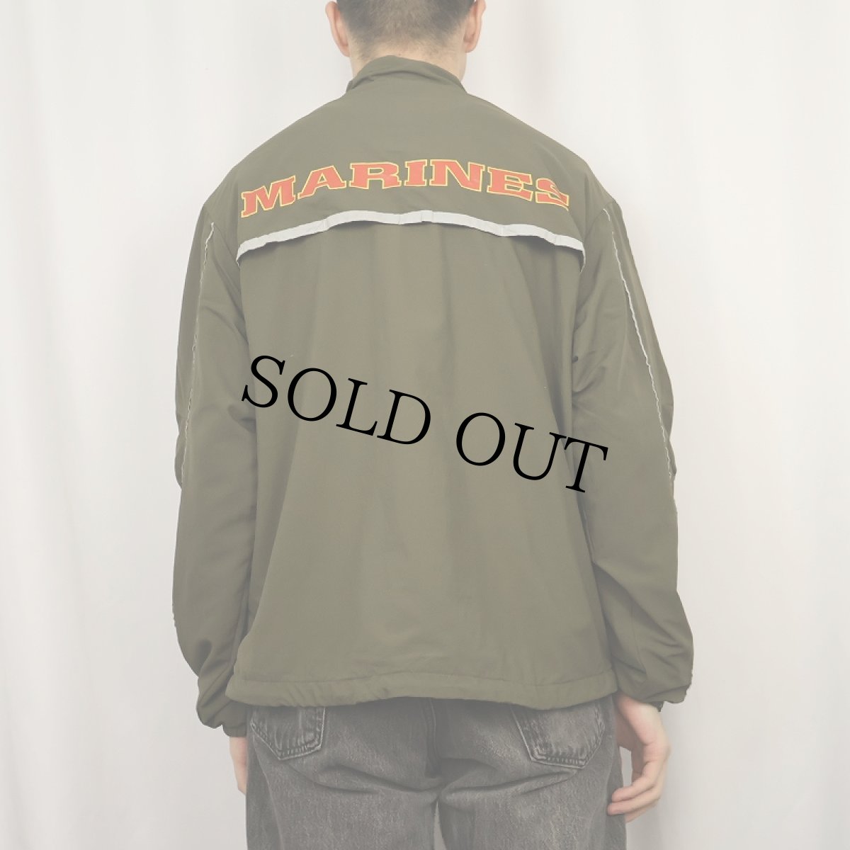 画像4: 2000's NEW BALANCE "USMC" USA製 ランニングジャケット LARGE REGULAR (4)