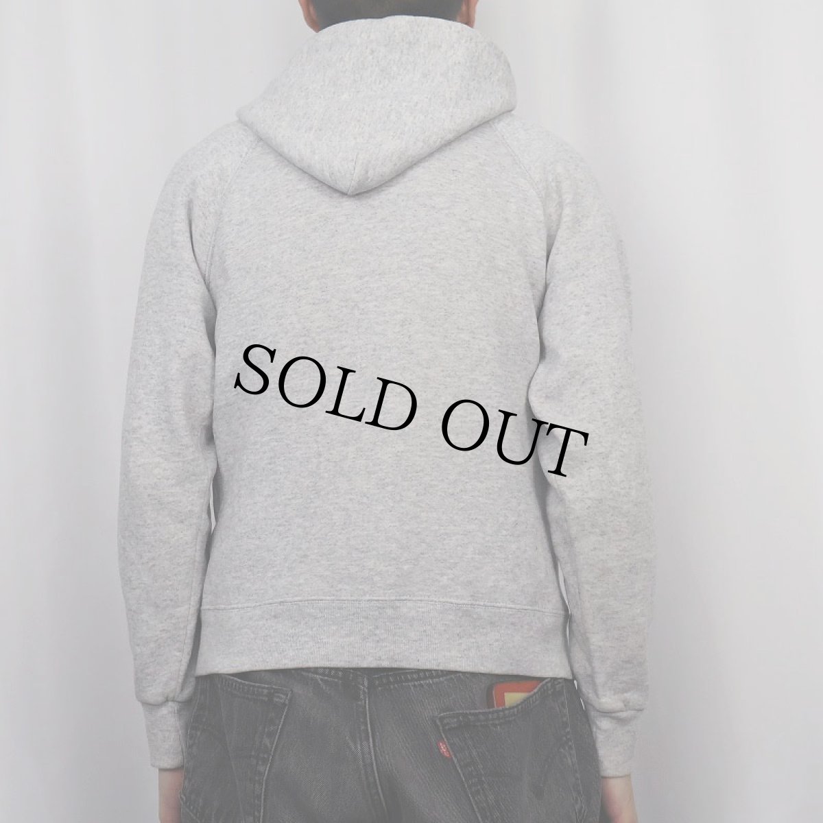 画像3: 80's SOFFE USA製 "ARMY" プリント ラグランスウェットフーディ M (3)