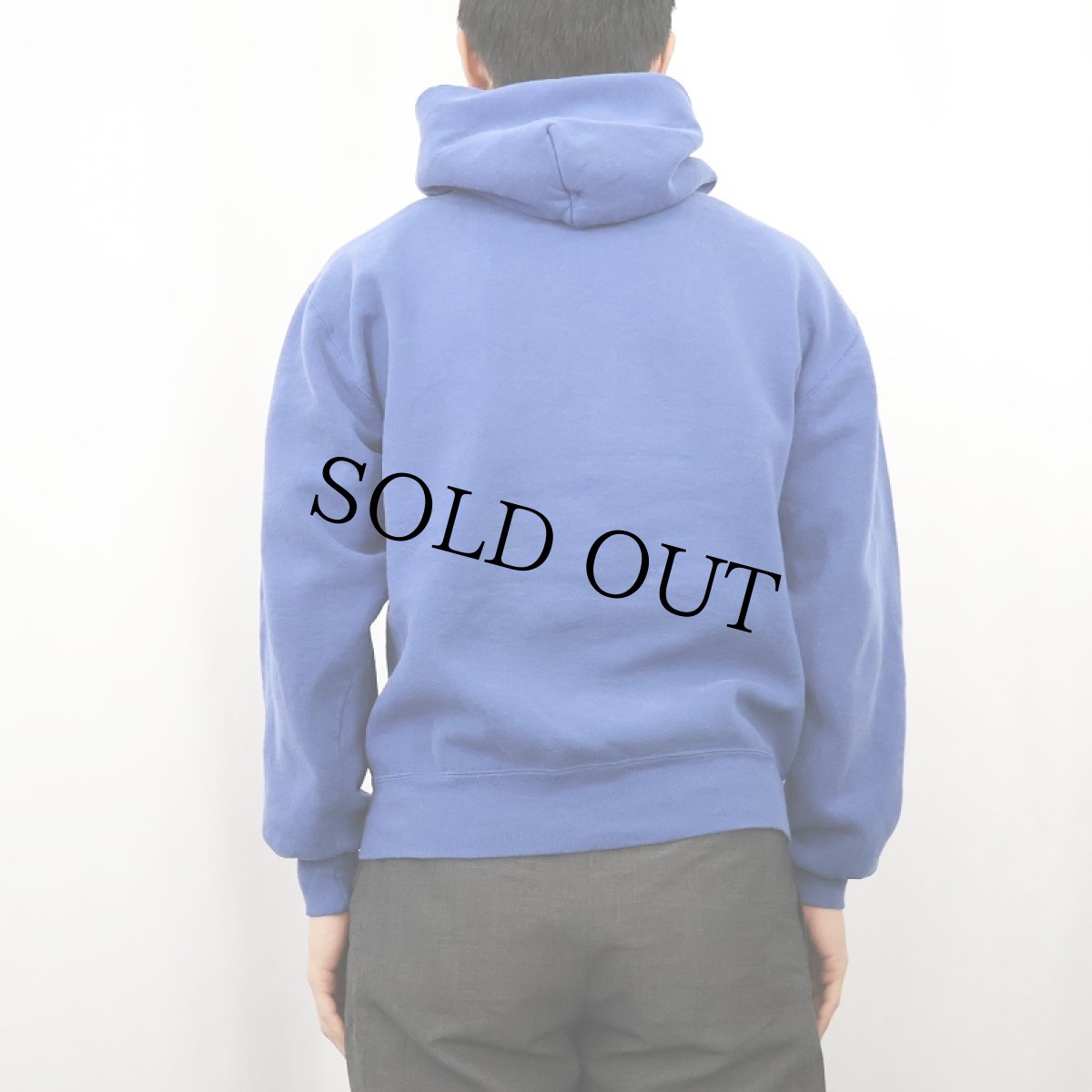 画像3: 90's〜 RUSSELL ATHLETIC USA製 "LEAWOOD" ウイングフット プリントスウェットフーディ M (3)