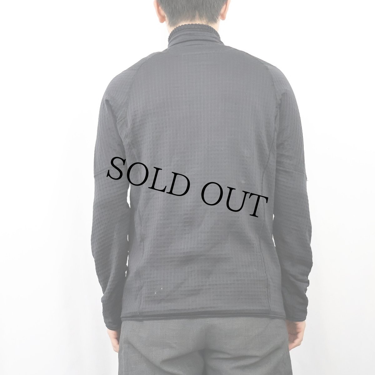 画像3: 2022SS patagonia Rシリーズ R1 POLARTEC ハーフジップ フリースプルオーバージャケット BLACK M (3)