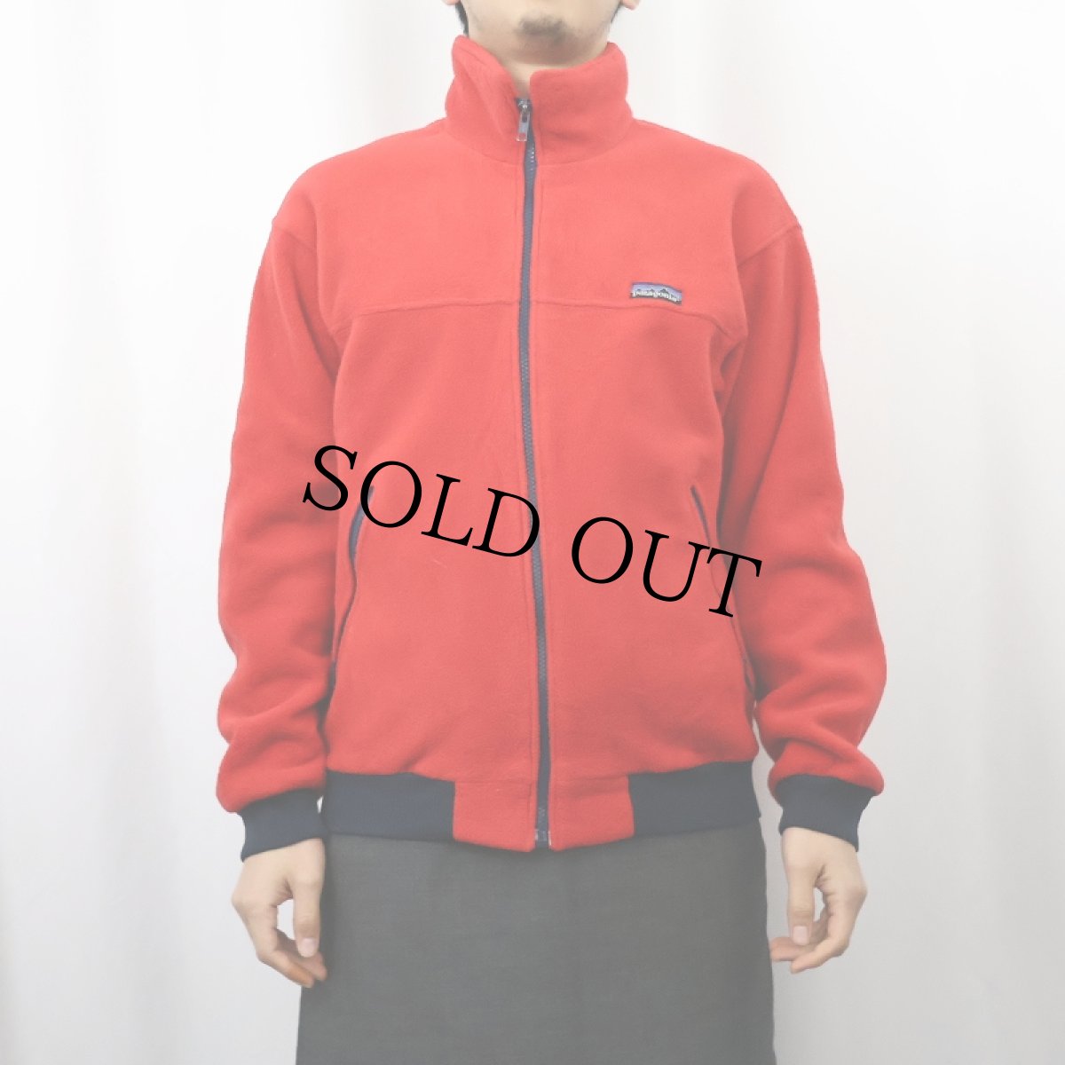 画像2: 80's patagonia フリースジップジャケット M (2)