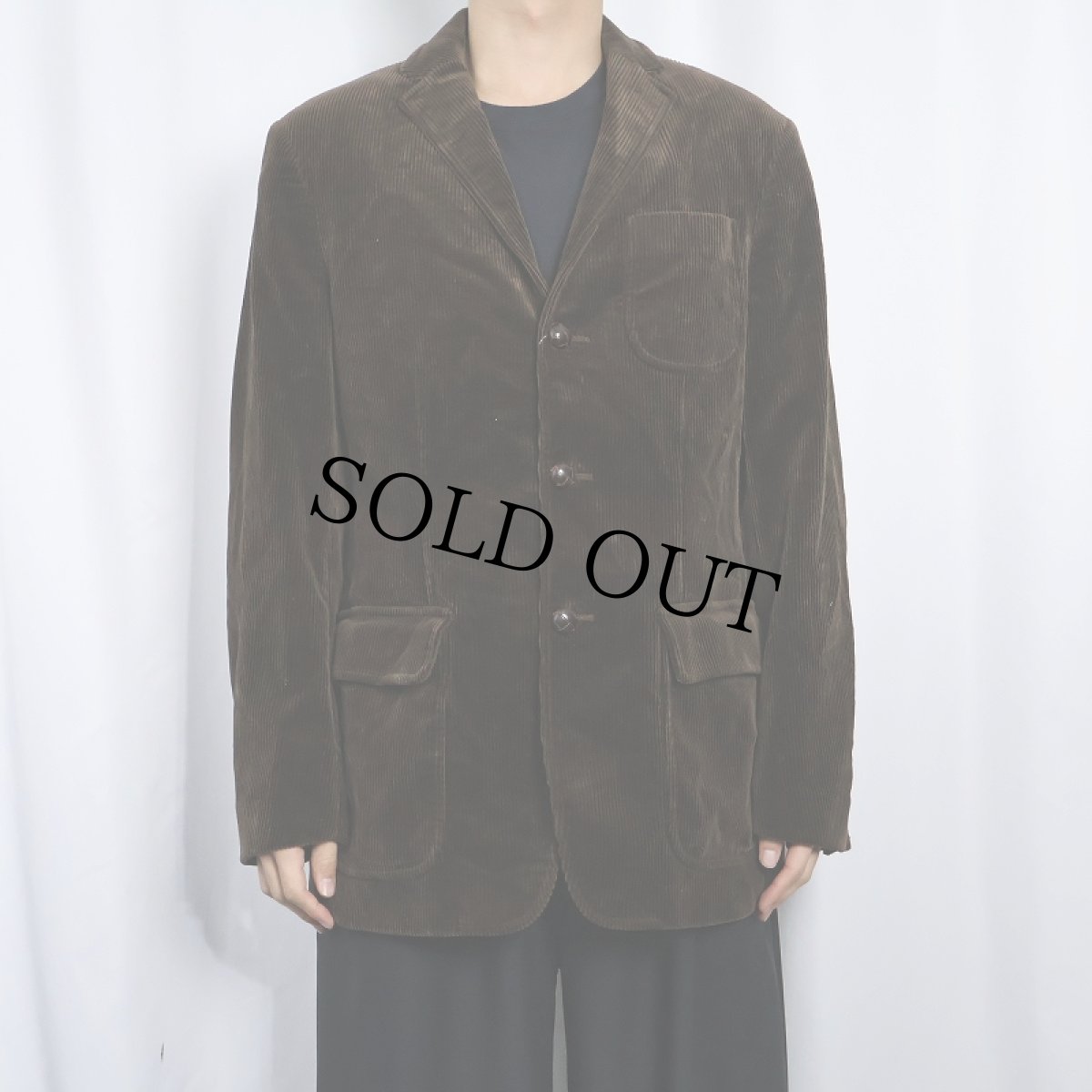 画像2: POLO Ralph Lauren エルボーパッチ付き コーデュロイテーラードジャケット SIZE40R (2)