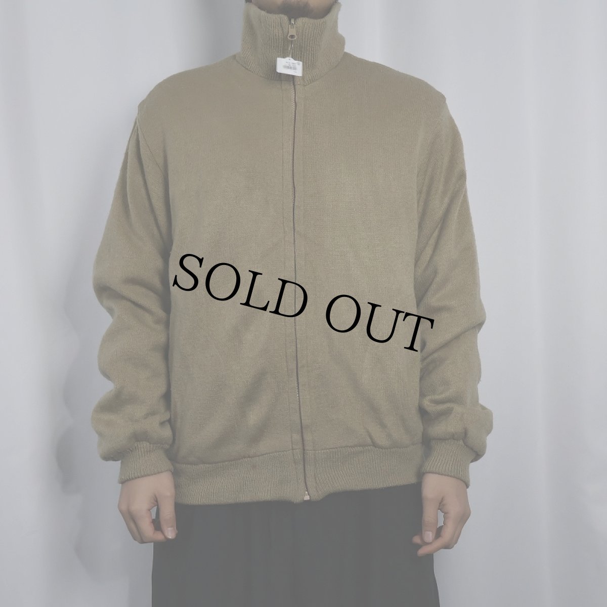 画像5: 70〜80's LACOSTE リバーシブル ニット×ナイロン ジャケット M (5)