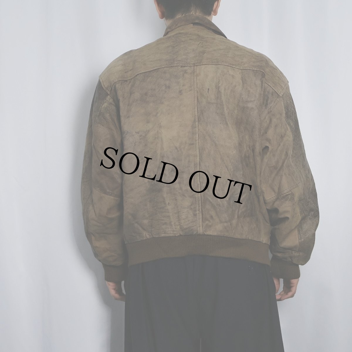 画像3: 80's〜 G-III "A-2 TYPE" レザーフライトジャケット L (3)