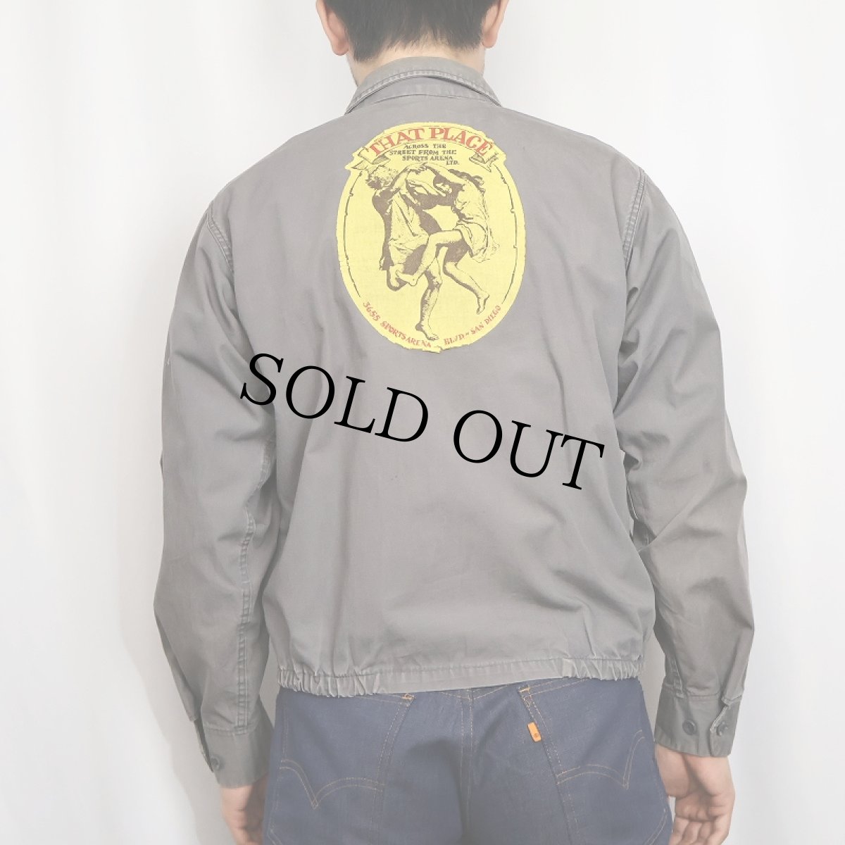 画像4: 60's KOLESPORT "THAT PLACE..." コットンスイングトップ S (4)