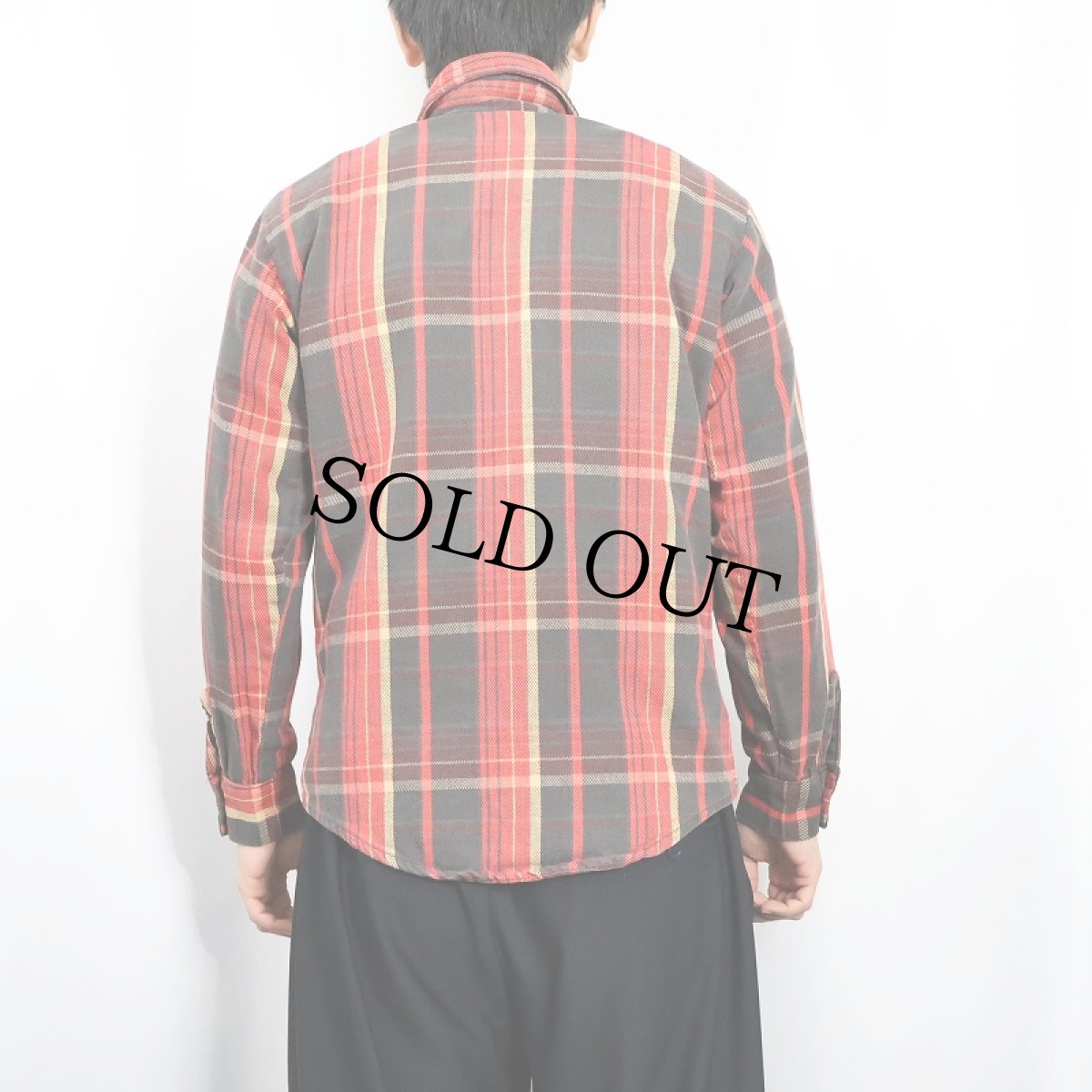 画像3: 70〜80's CLYDESDALE チェック柄 ヘビーネルシャツ (3)