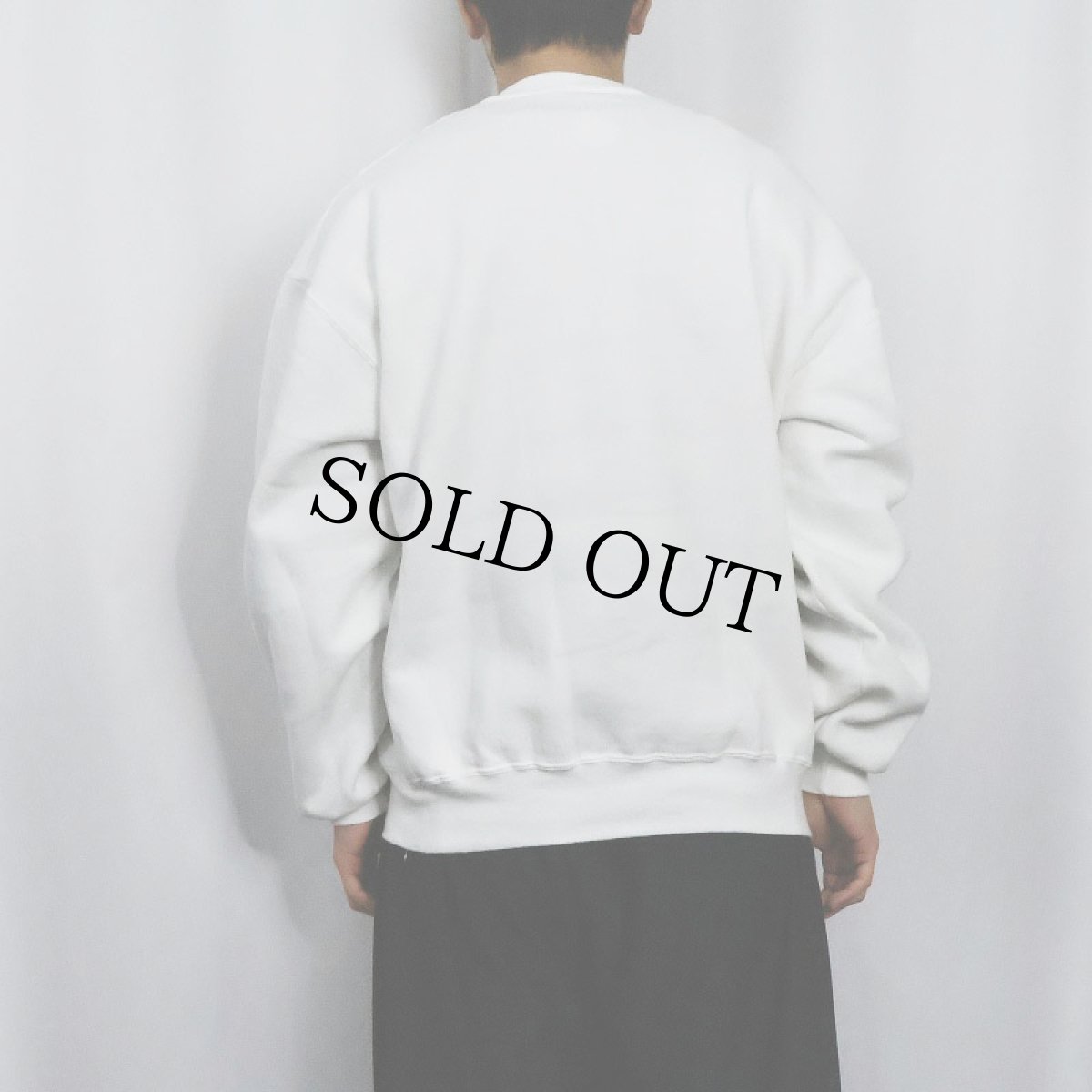 画像3: 90's〜 RUSSELL AHTLETIC USA製 "INDIANA" 前V プリントスウェット XL (3)