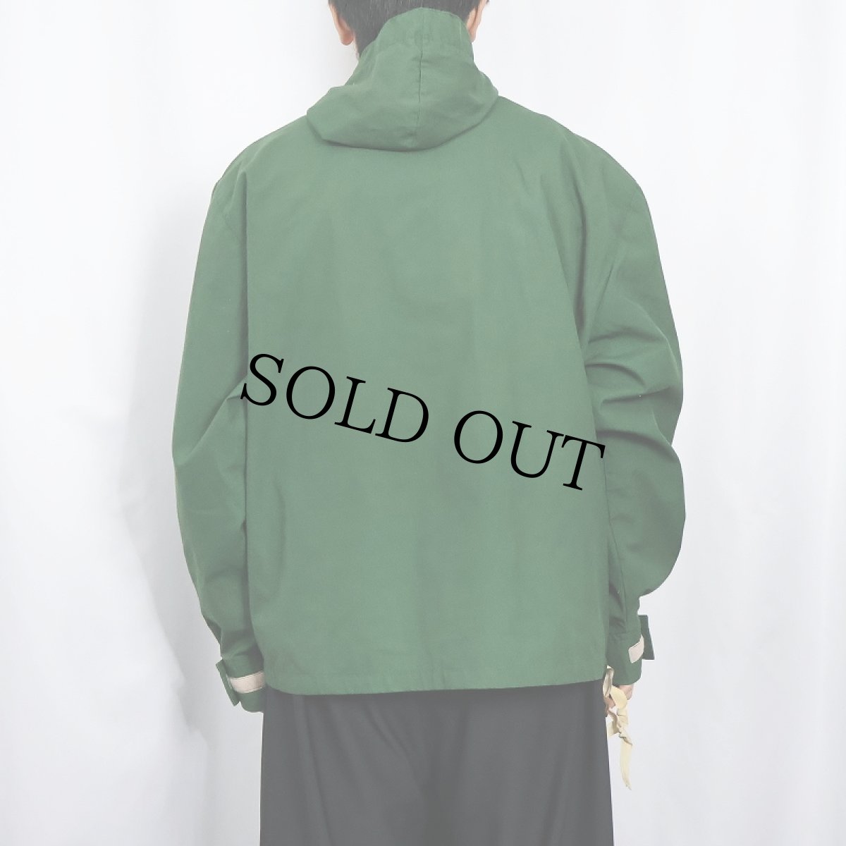 画像3: 70's Woolrich ポリエステル×コットン アノラックパーカー L (3)