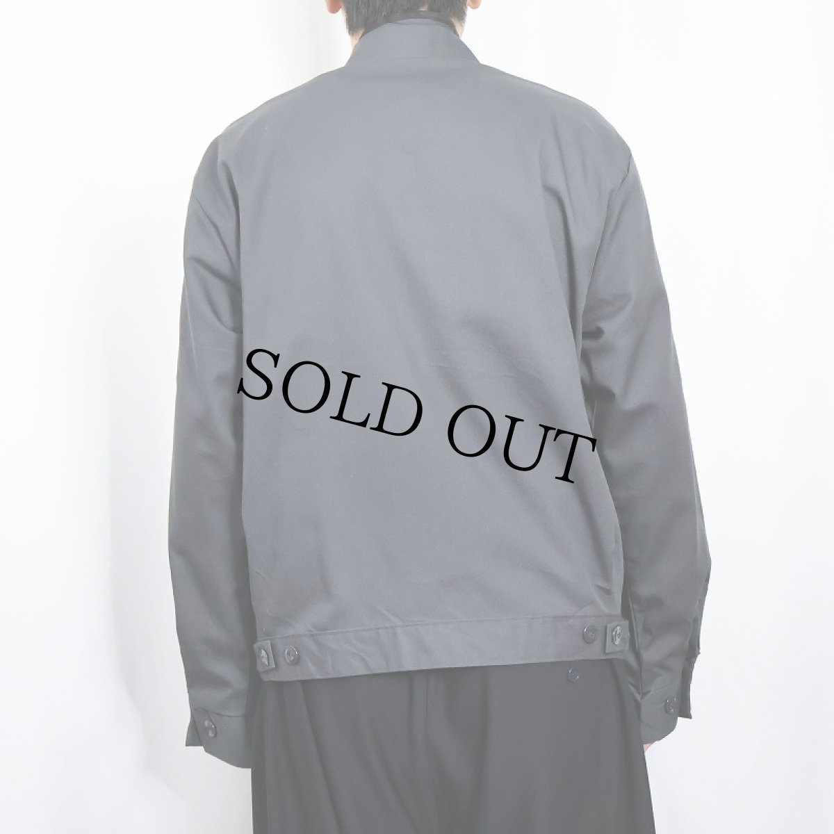 画像3: 60〜70's WORK WEAR USA製 ロゴワッペン付き ワークジャケット M (3)