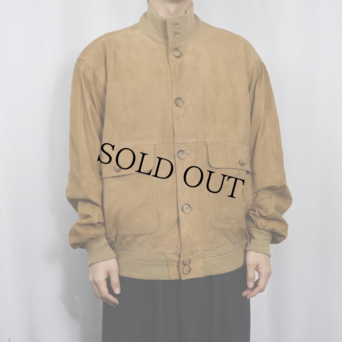 画像2: スエードレザージャケット SIZE52 (2)