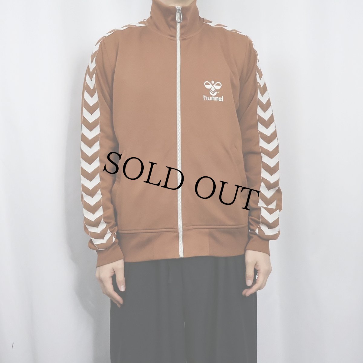 画像2: hummel ロゴ刺繍 サイドライントラックジャケット XL (2)