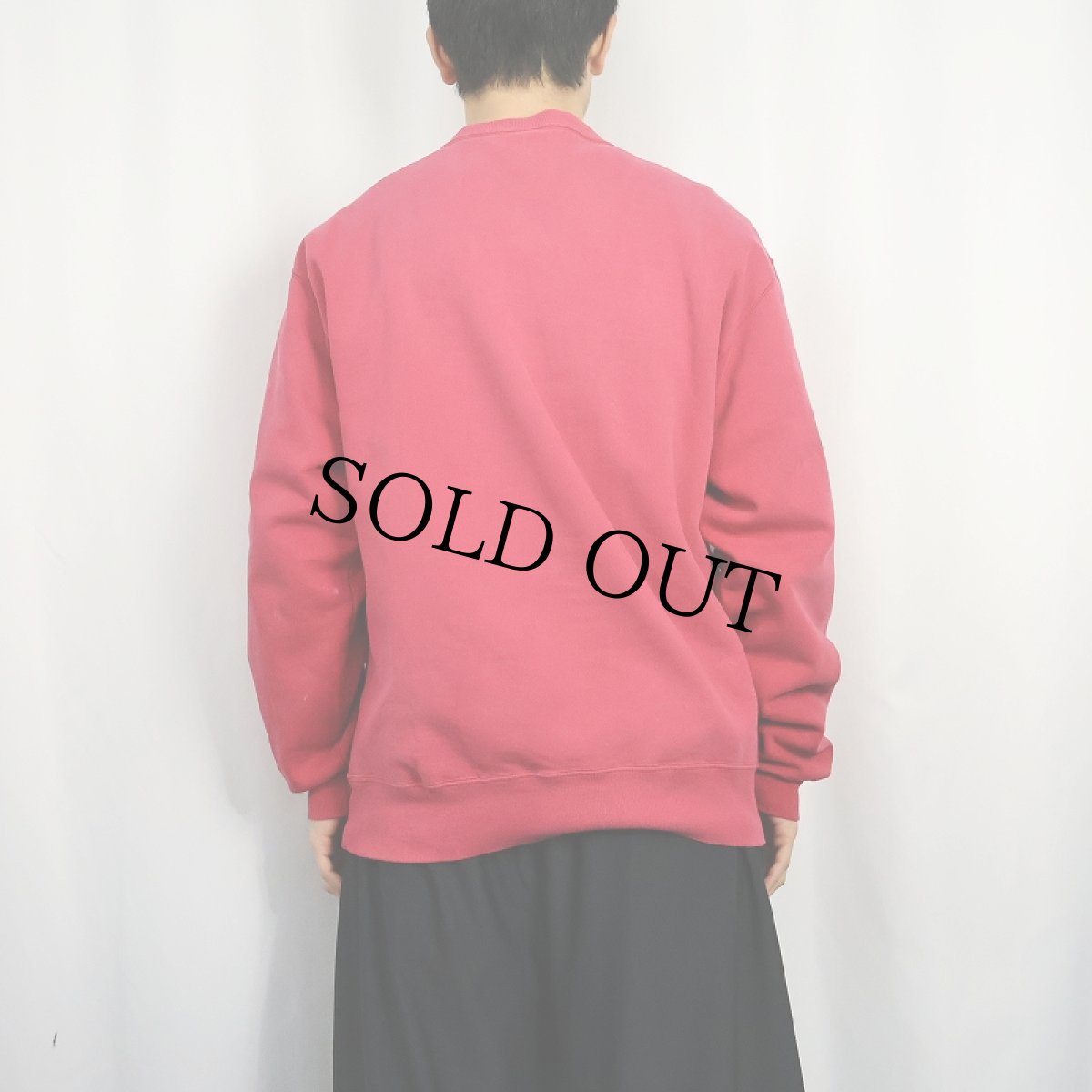 画像3: 80〜90's Champion USA製 青刺繍タグ 後期 前Vスウェット TALL L (3)