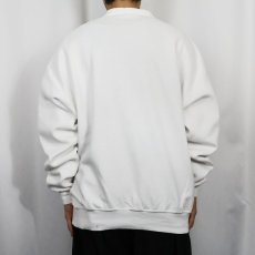 画像3: 90's JERSEES USA製 無地スウェットカーディガン ONE SIZE (3)