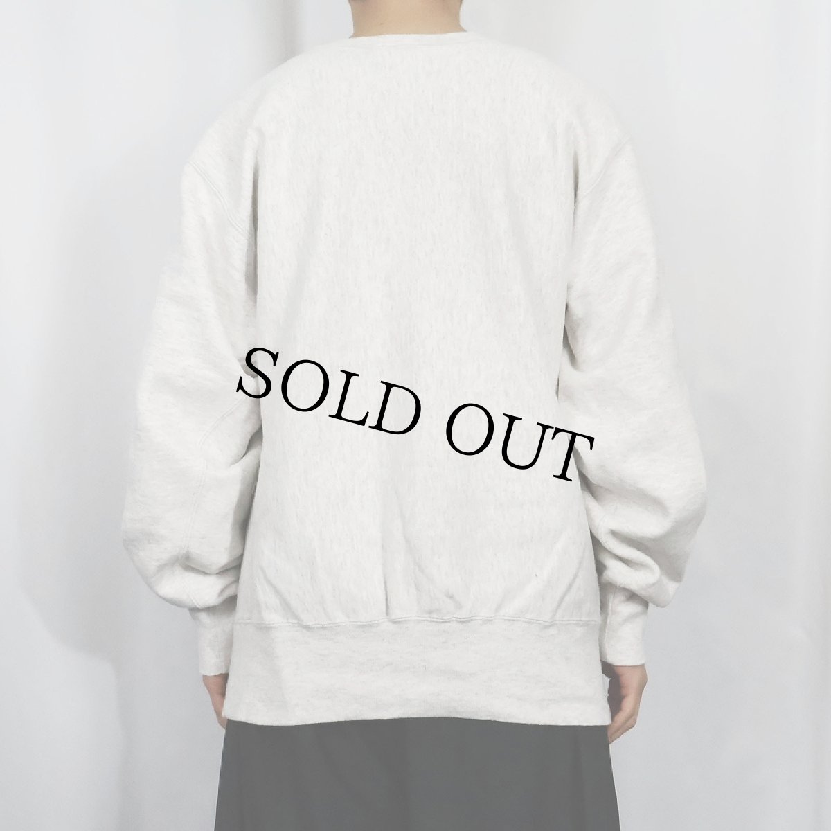 画像3: 90's Champion REVERSE WEAVE USA製 目無し スウェット XL (3)