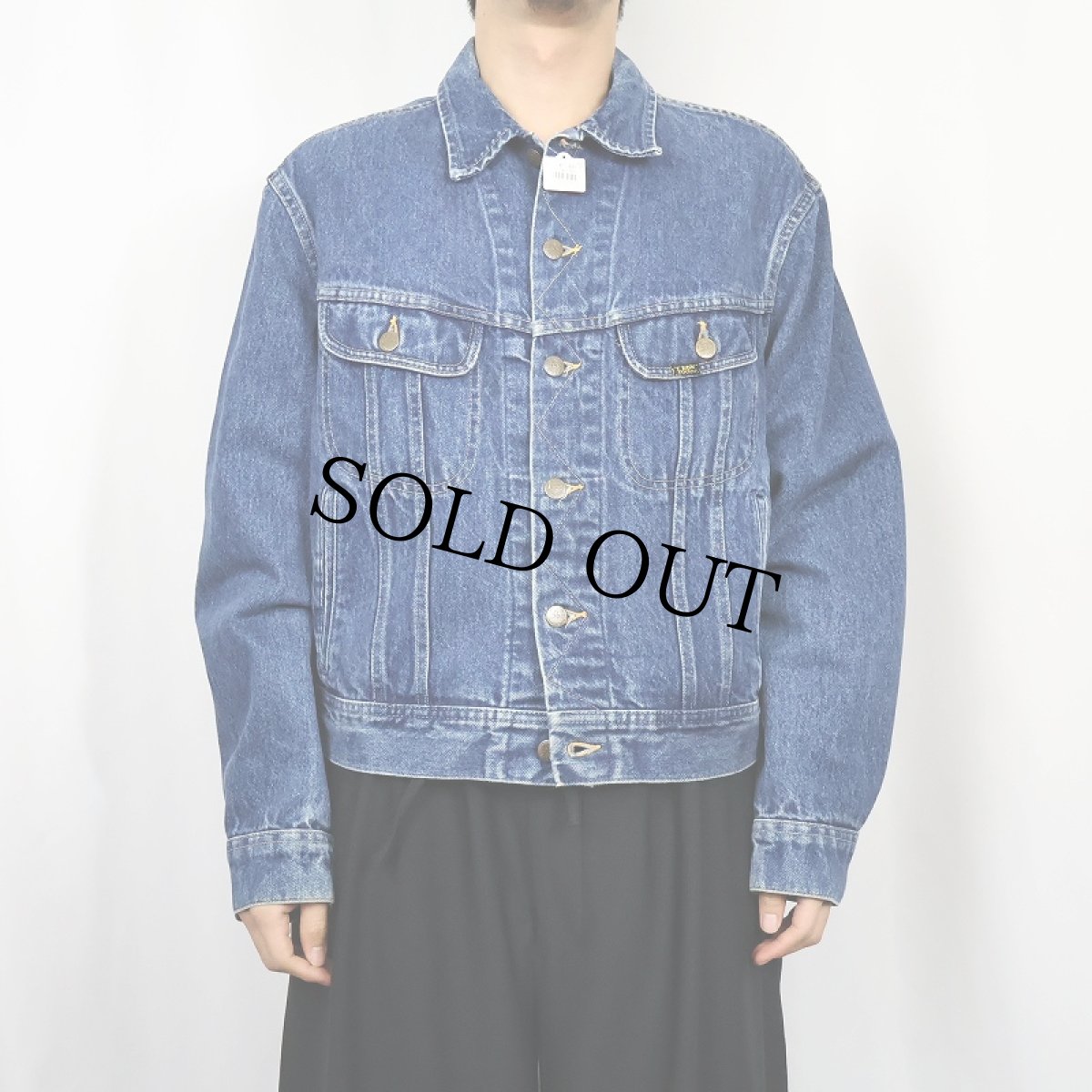 画像2: 80's Lee USA製 デニムジャケット SIZE46R (2)