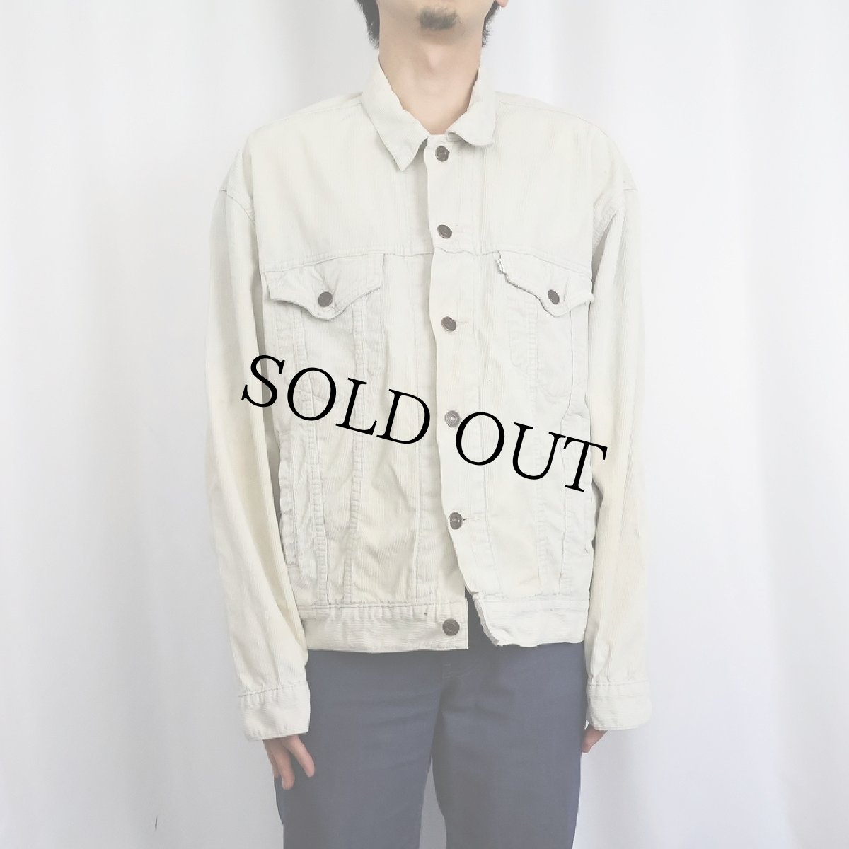 画像3: 90's Levi's 70503 コーデュロイジャケット XL (3)