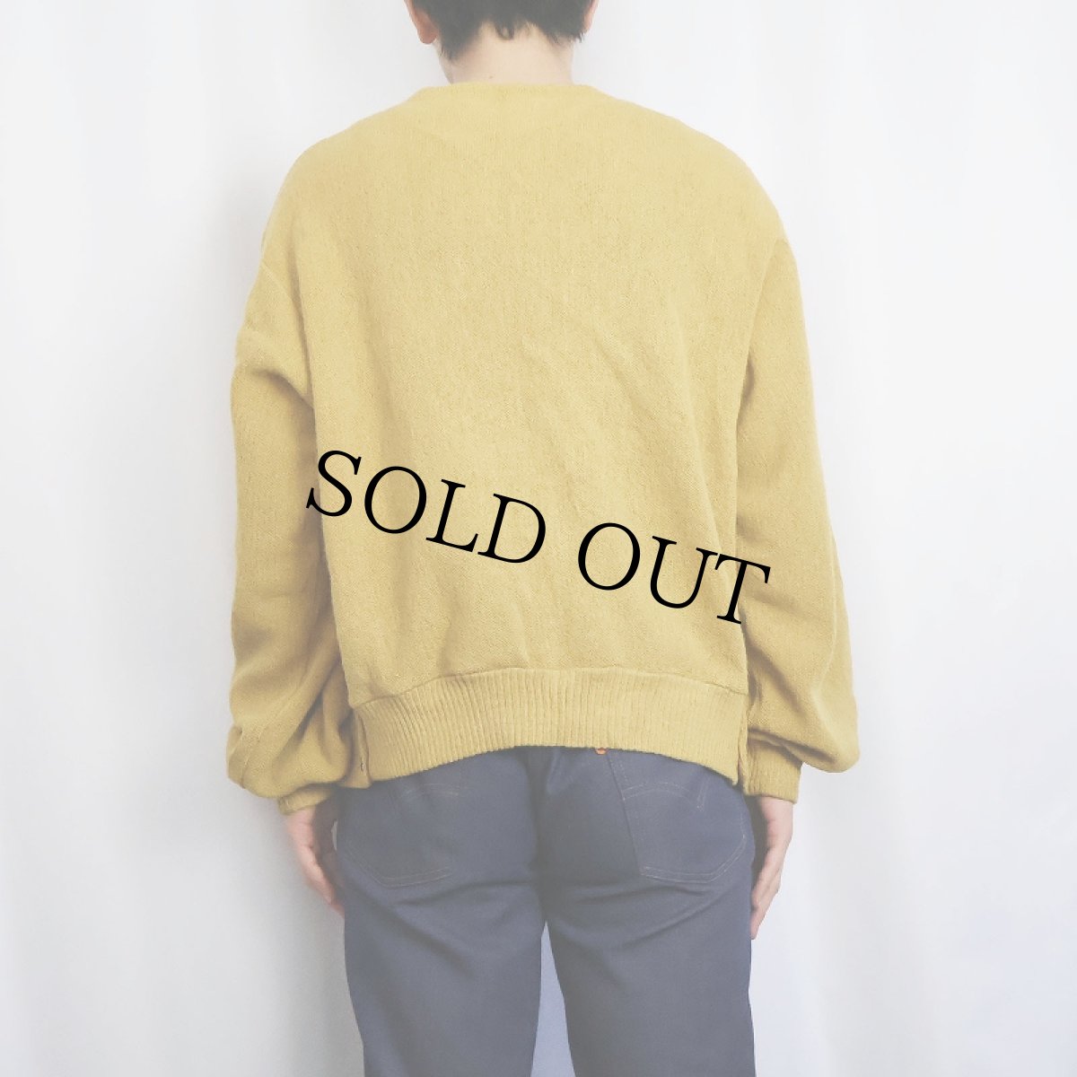 画像5: 60's アルパカニットカーディガン (5)