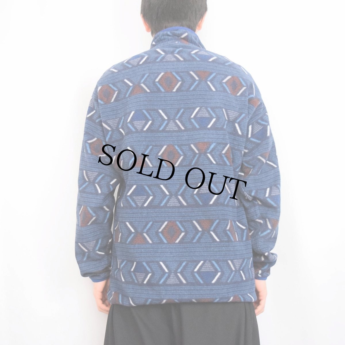 画像3: 2017AW patagonia 総柄 スナップT L (3)
