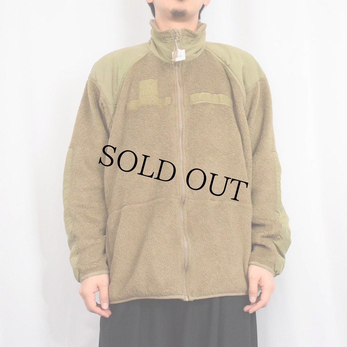 画像2: U.S.MILITARY ECWCS GEN3 Cold Weather コヨーテフリースジャケット LARGE-REGULAR (2)