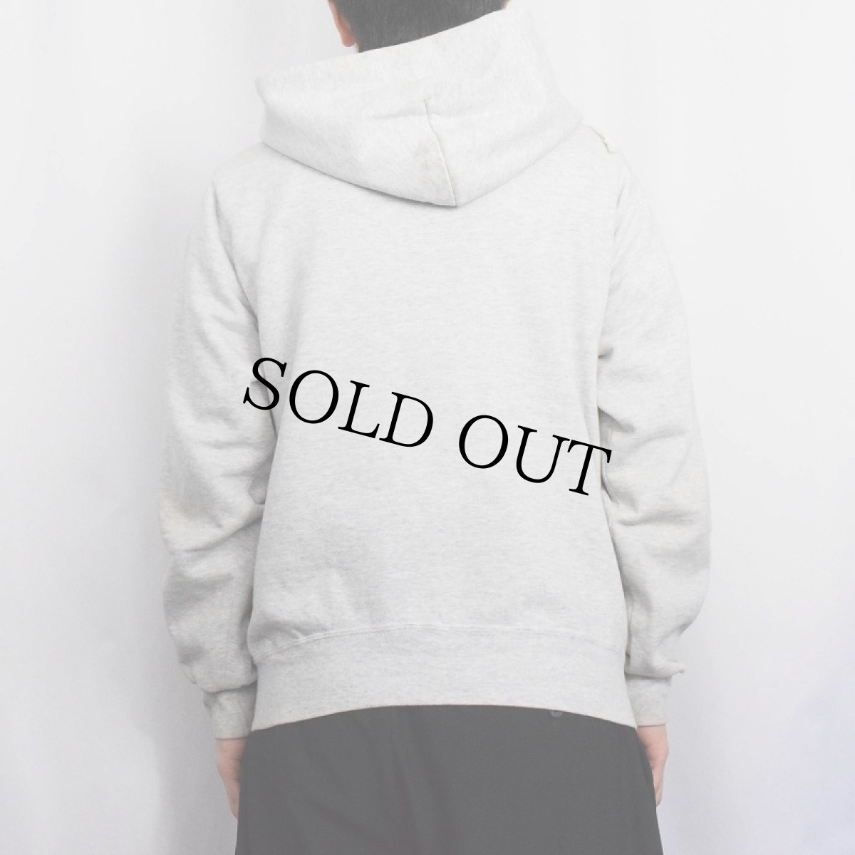 画像3: 80〜90's Champion USA製 青刺繍タグ 後期 スウェットジップパーカー M (3)