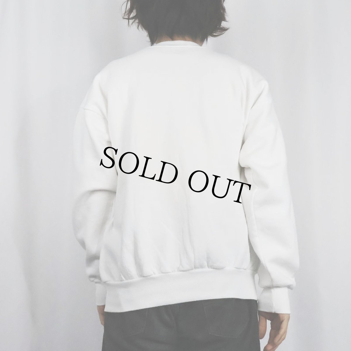 画像3: 2000's PEPSI 飲料メーカー ロゴプリントスウェット L (3)