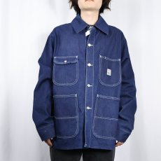 画像2: 90's POINTER USA製 デニムカバーオール SIZE44 (2)