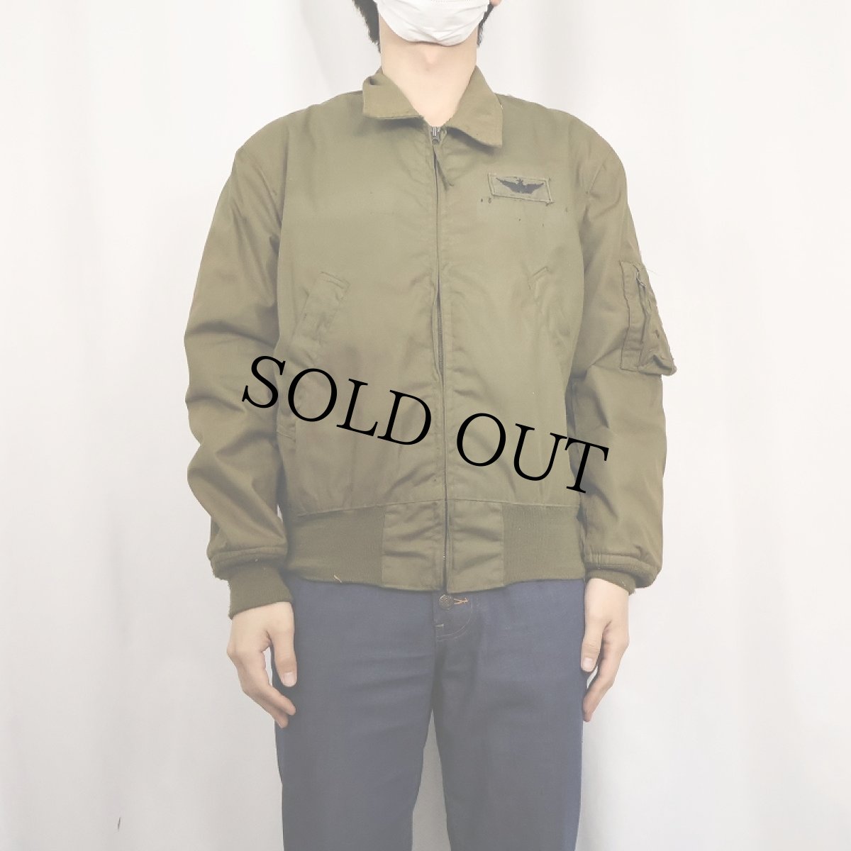 画像2: 70's U.S.ARMY CVC タンカースジャケット ノーメックス MEDIUM-REGULAR (2)