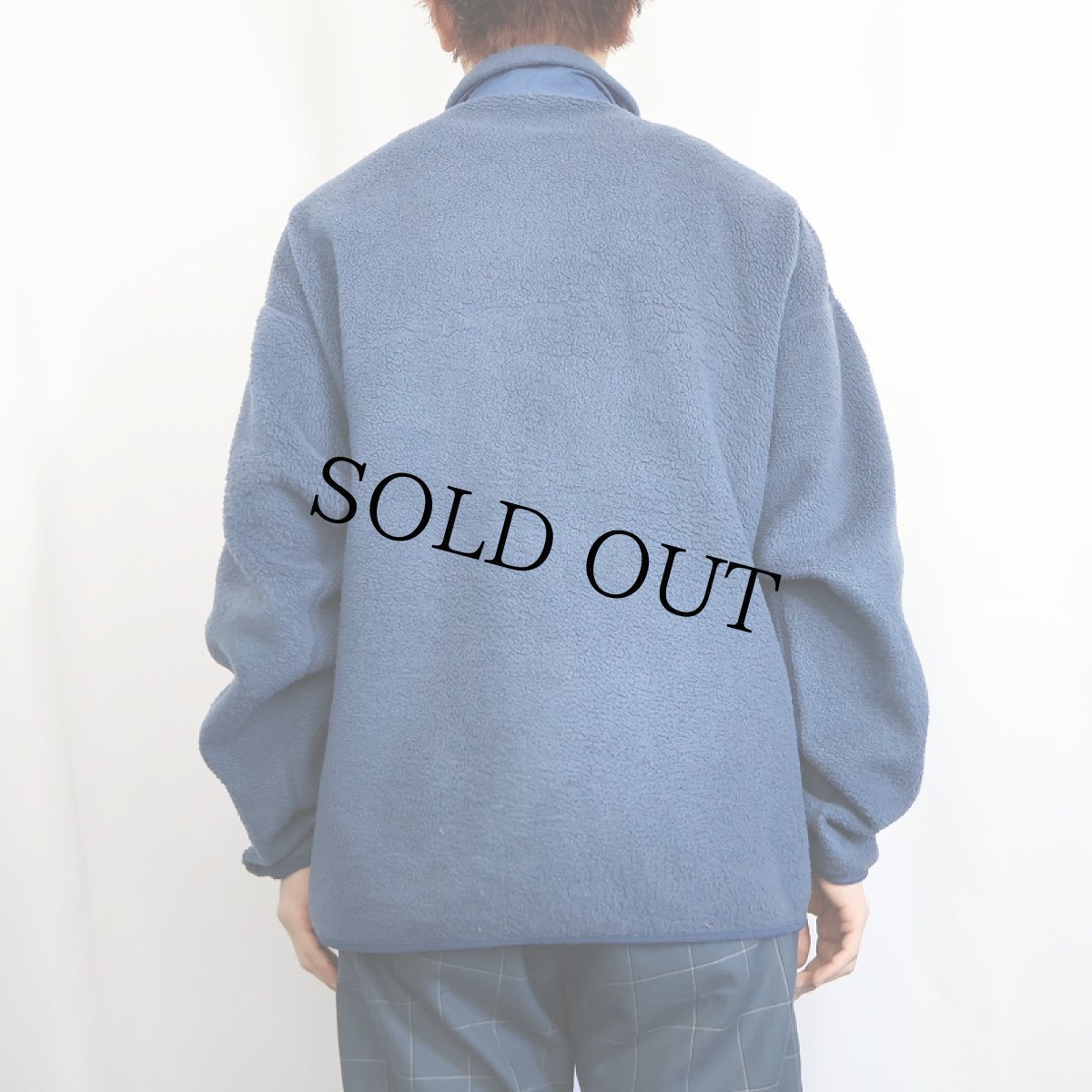 画像3: 90's patagonia 雪なしタグ USA製 フリースジップジャケット NAVY L (3)