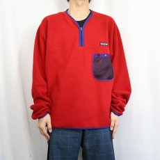 画像2: 90's patagonia USA製 "CAPILENE" ハーフジップフリースジャケット XL (2)