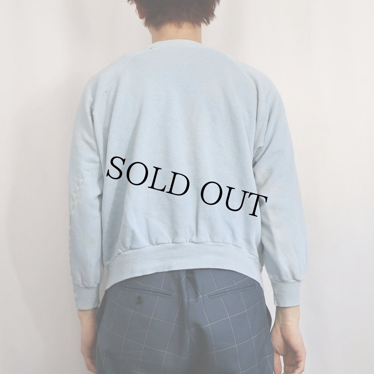 画像3: 70's HAPPY DAYS "AAAAAY...!" テレビドラマプリント ラグランスウェット (3)