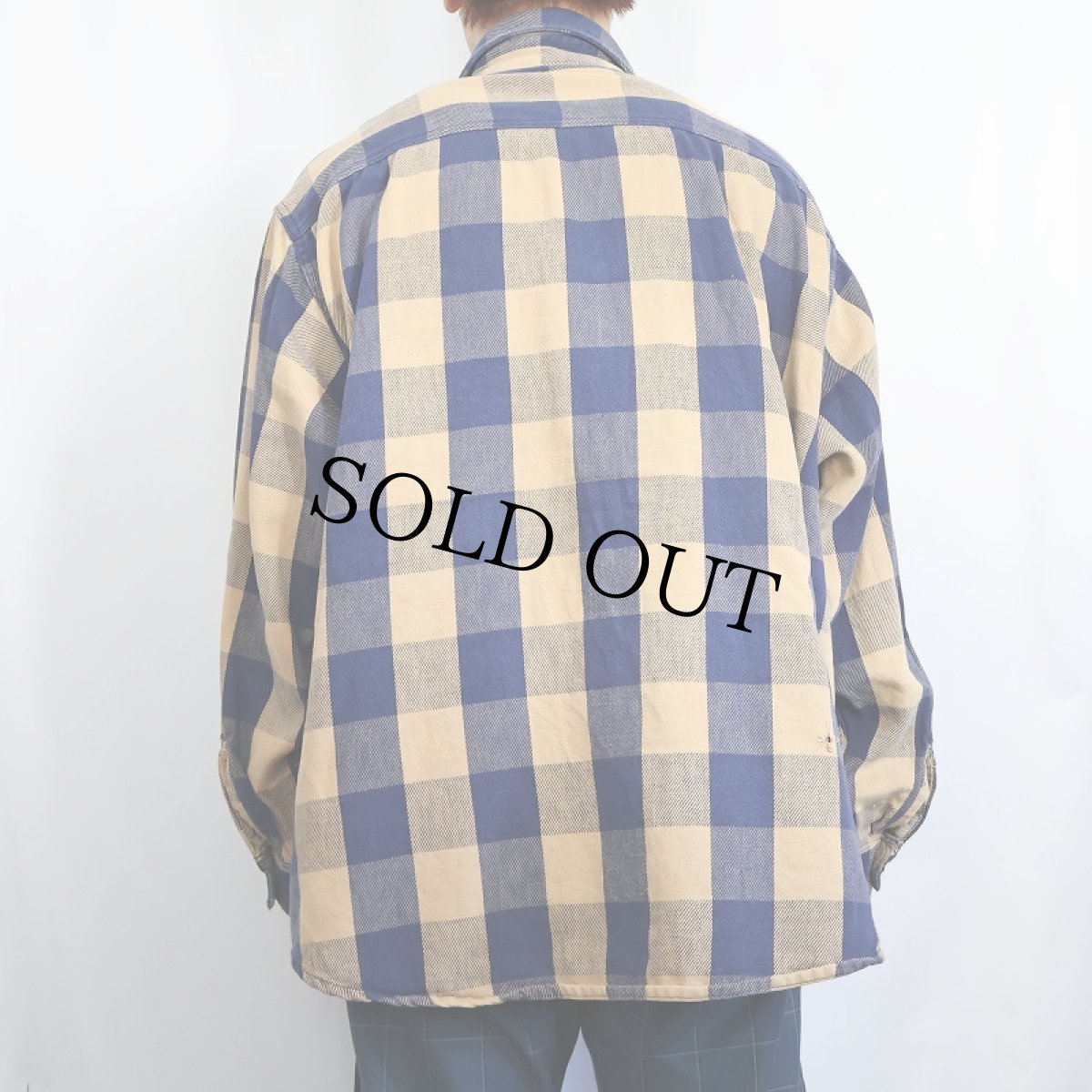 画像3: 80's Prentiss USA製 バッファローチェック柄 ヘビーネルシャツ (3)