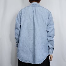 画像3: POLO Ralph Lauren "CLASSIC FIT" ボタンダウン シャンブレーシャツ L (3)