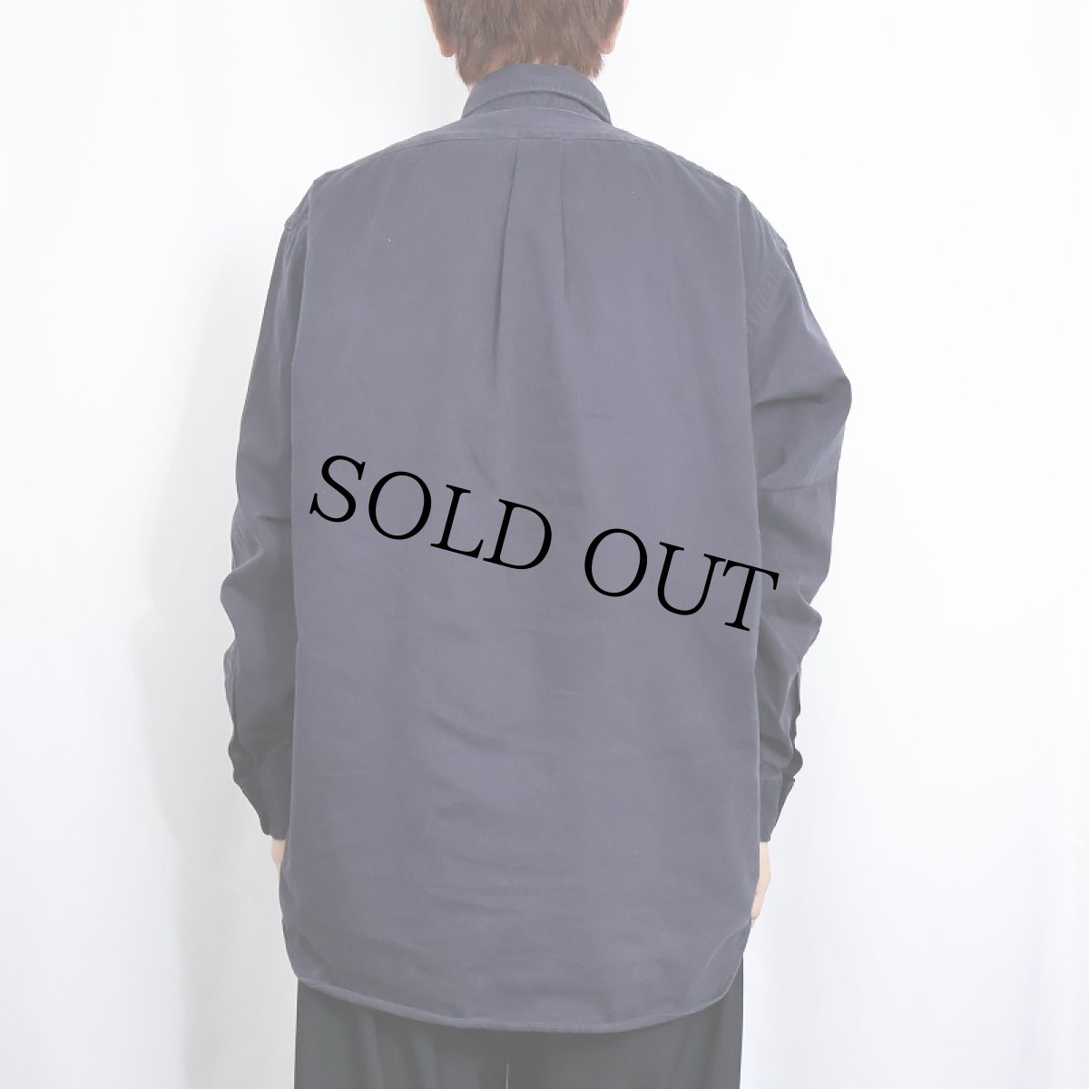 画像3: POLO Ralph Lauren "BLAIRE" コットンボタンダウンシャツ NAVY M (3)