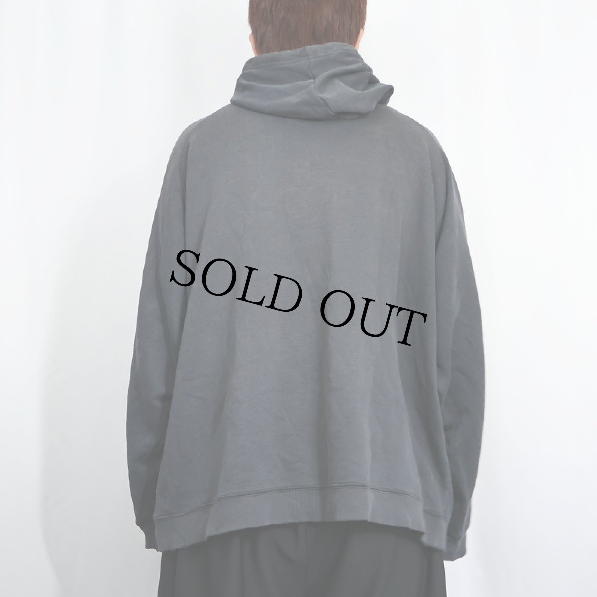 画像3: adidas ロゴ刺繍 スウェットフーディ BLACK L (3)