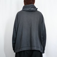 画像3: adidas ロゴ刺繍 スウェットフーディ BLACK L (3)