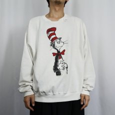 画像2: 90's Dr.Seuss THE CAT IN THE HAT キャラクタープリントスウェット (2)